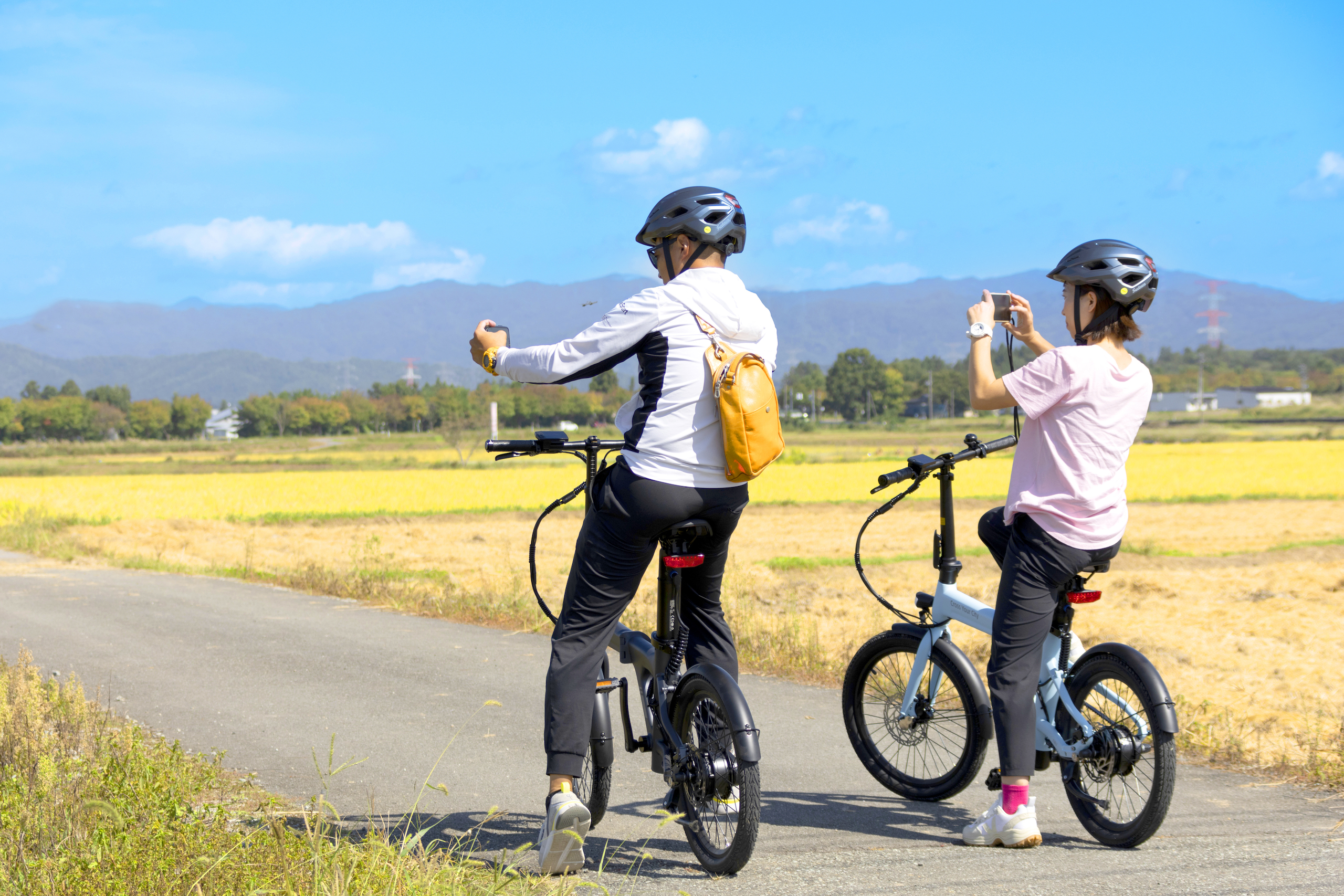 サイクリングツアー写真撮影